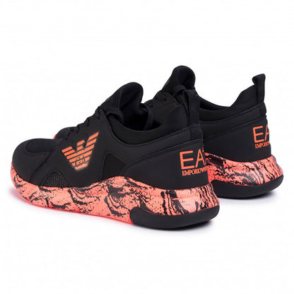 Sneakers Armani EA7 Nere e Arancioni - mem39