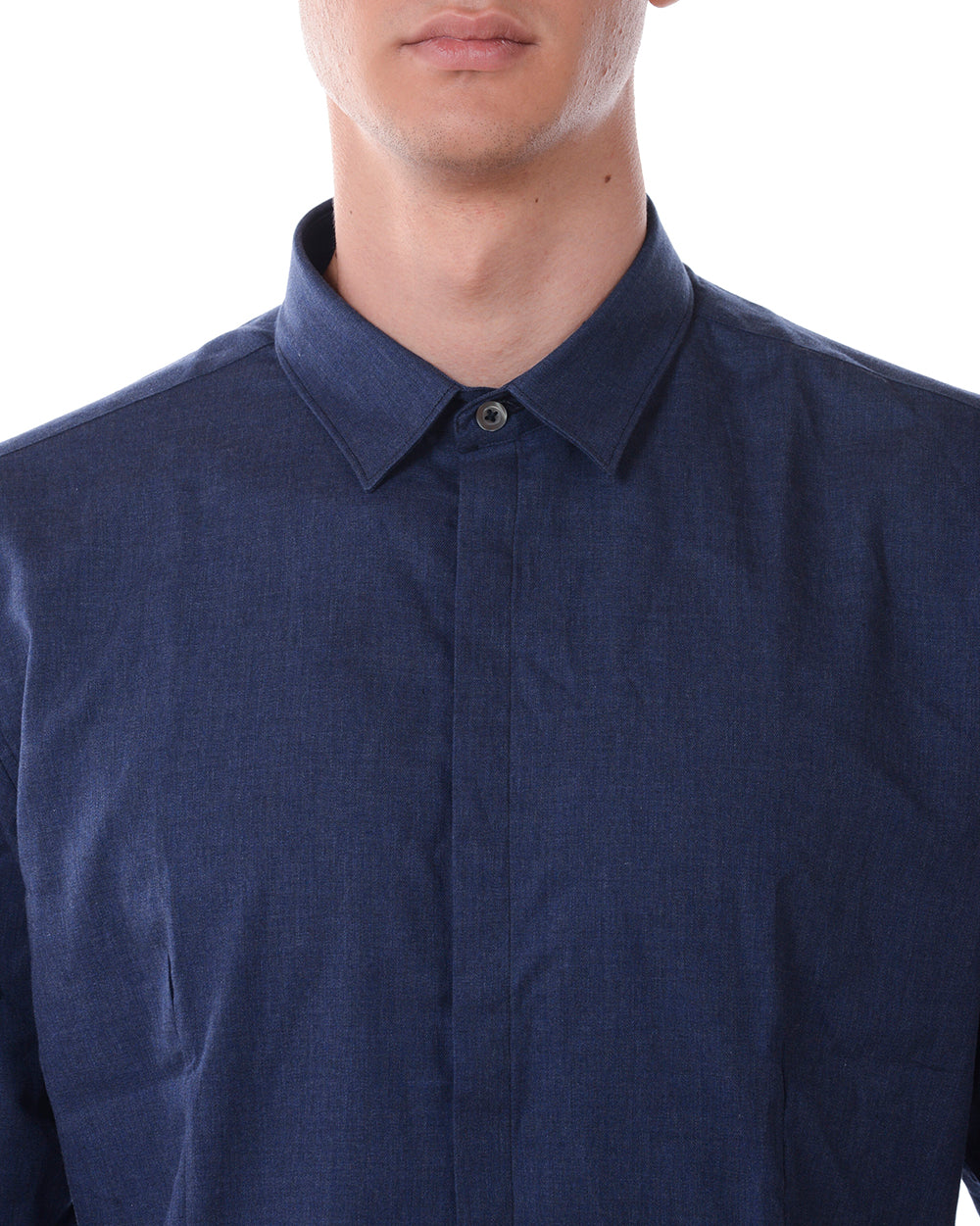 Camicia Blu Eleganza in Cotone - Daniele Alessandrini