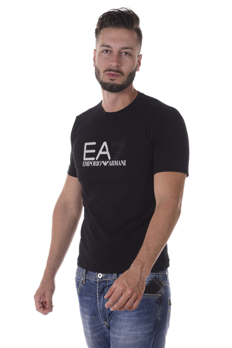 Maglietta Nera EA7: Stile e Comodità - mem39
