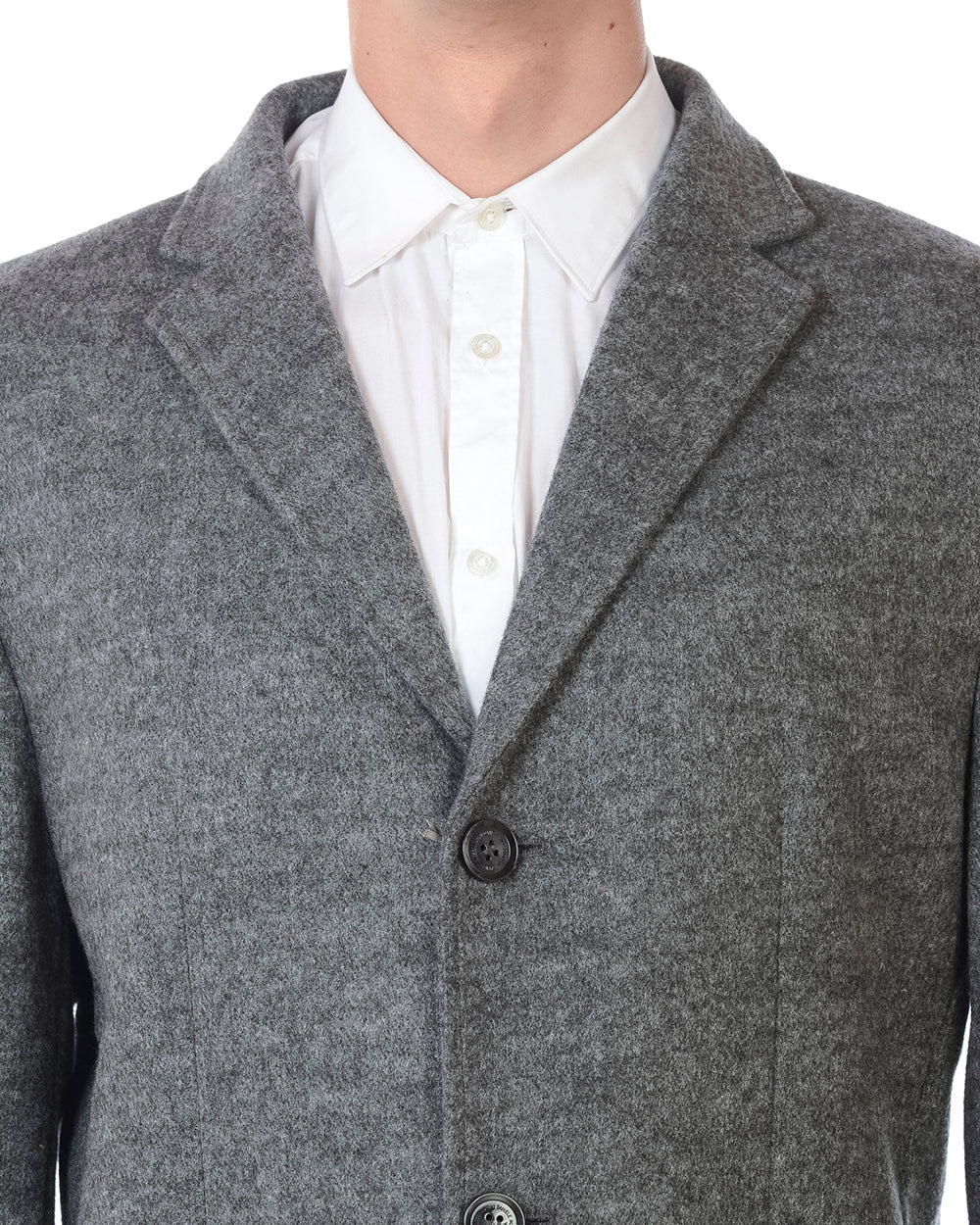 Elegante Cappotto Grigio Daniele Alessandrini 54