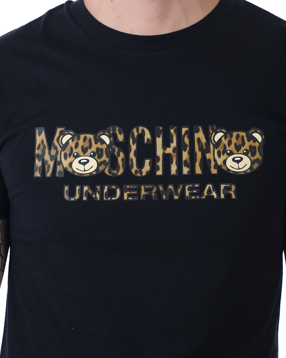 T-shirt Moschino Underwear Stampato Nero GGXXL