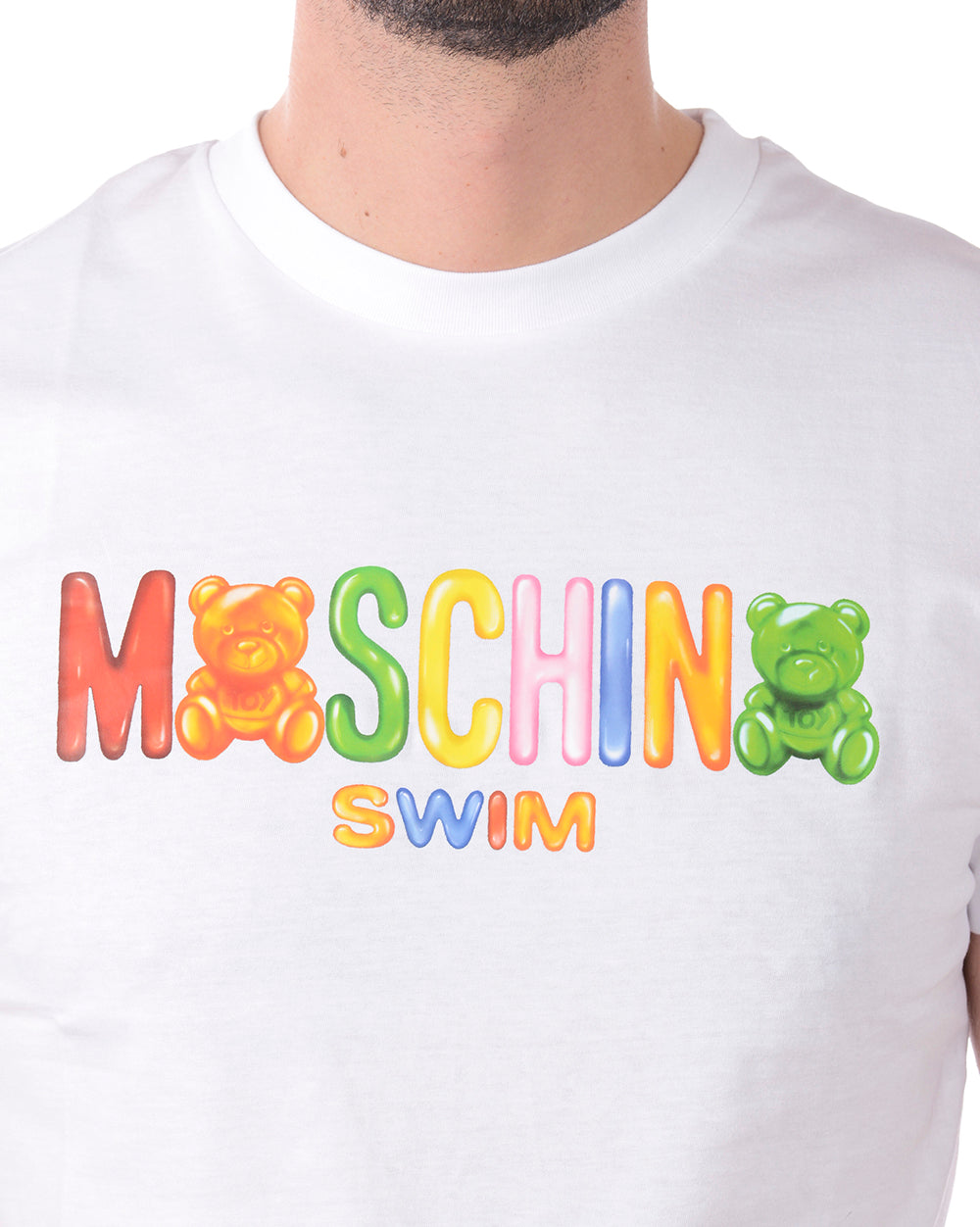 Maglietta Moschino Swim Stampata