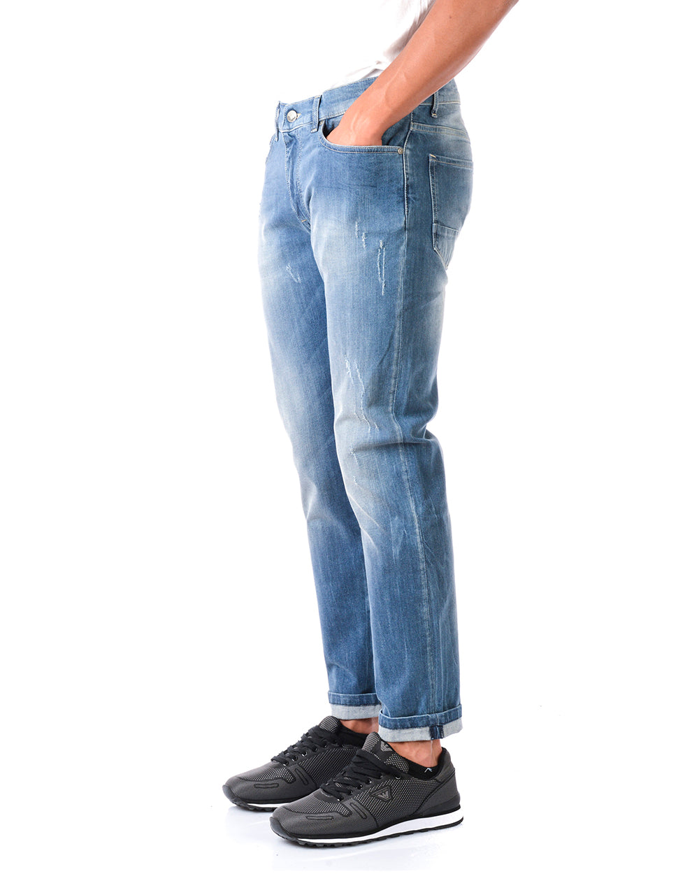 Jeans Daniele Alessandrini Blu Scuro Stretch