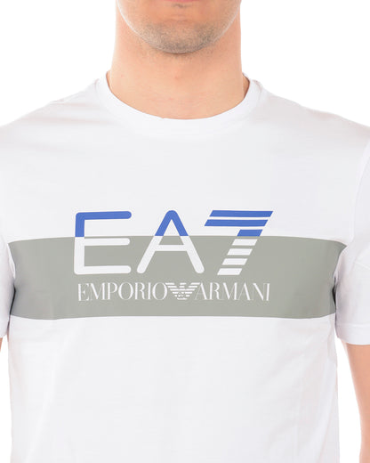 T-Shirt EA7 Emporio Armani Stampata - Nero - mem39