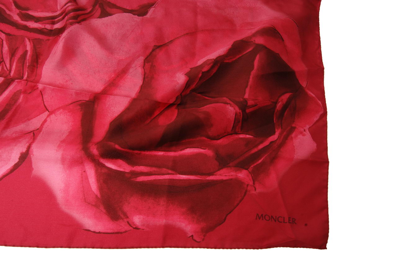 Sciarpa Moncler Rosa Seta Lux - mem39