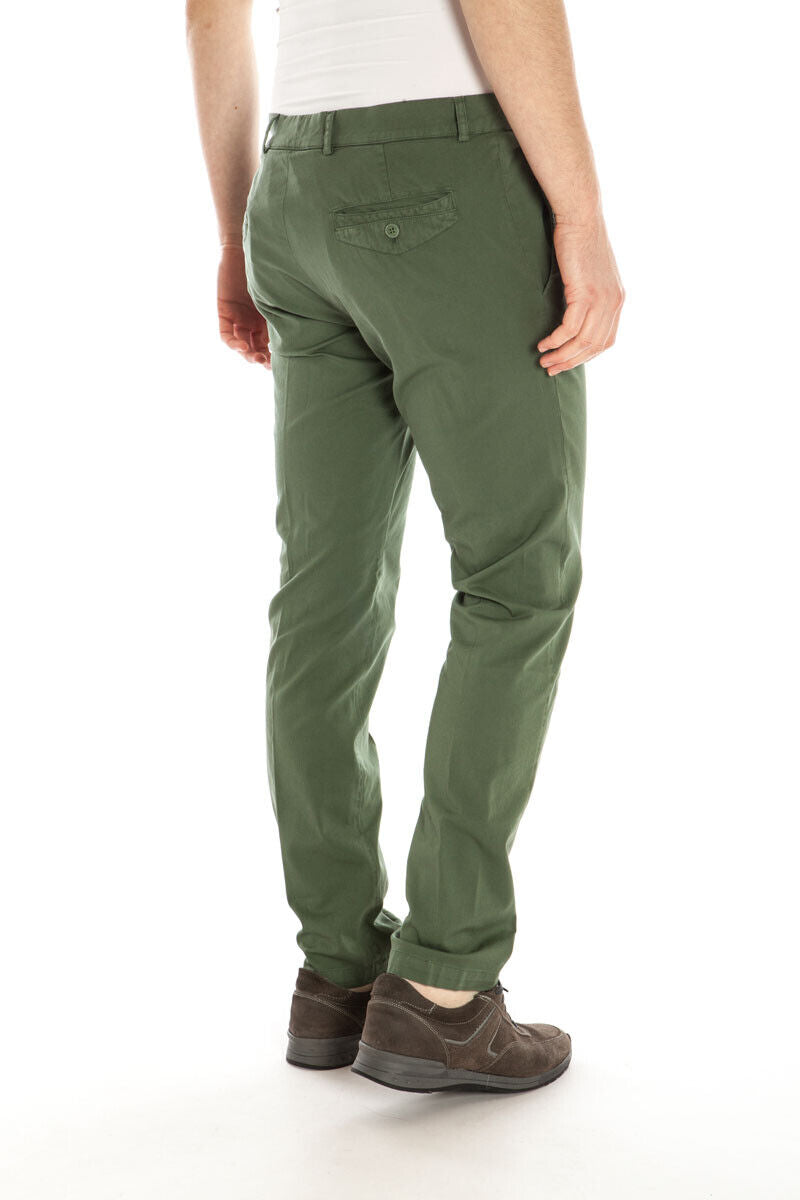 Pantaloni Verde Sofisticato Daniele Alessandrini - mem39