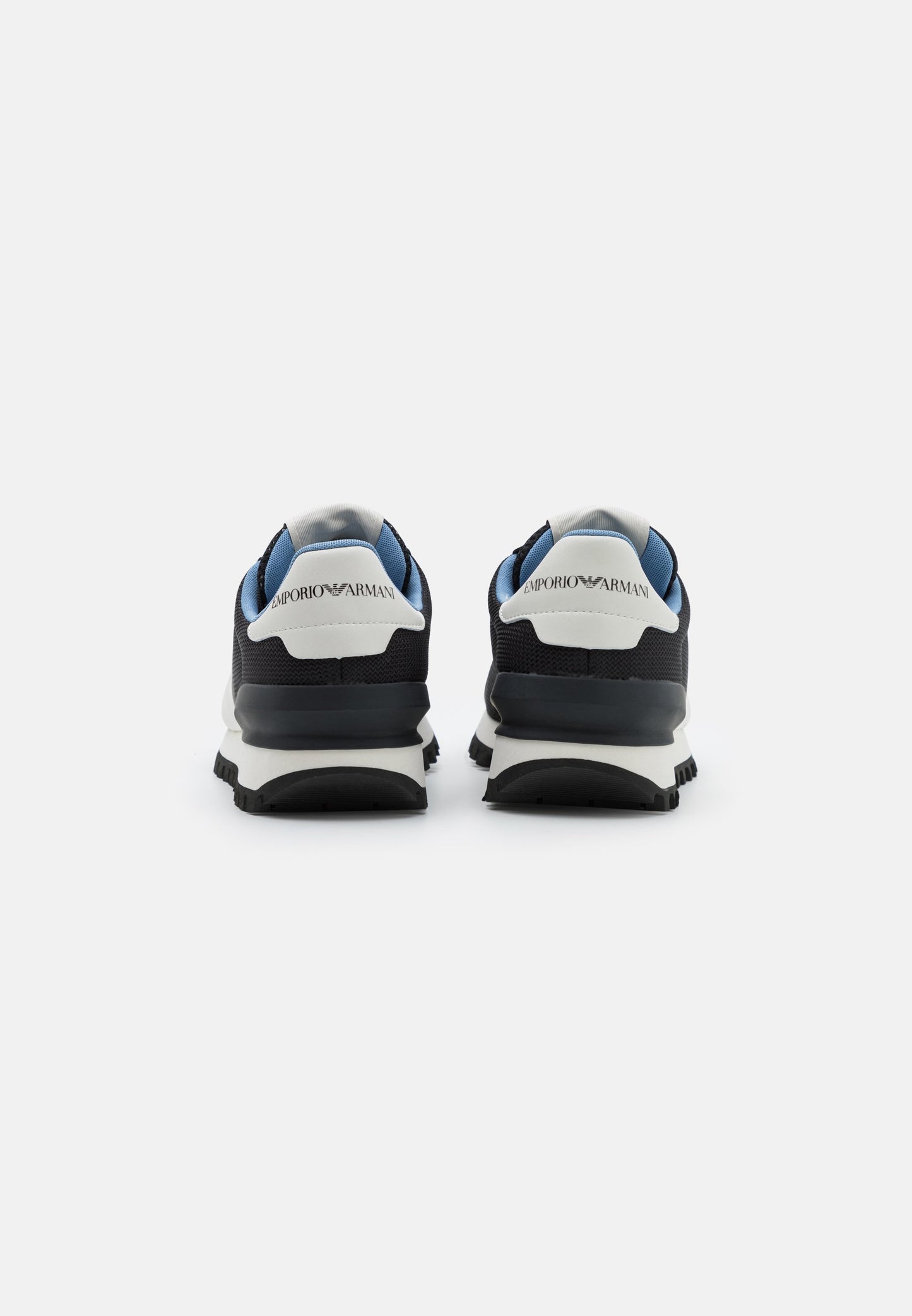 Scarpe Sneakers Uomo Emporio Armani Poliestere Blu 42,5 - mem39