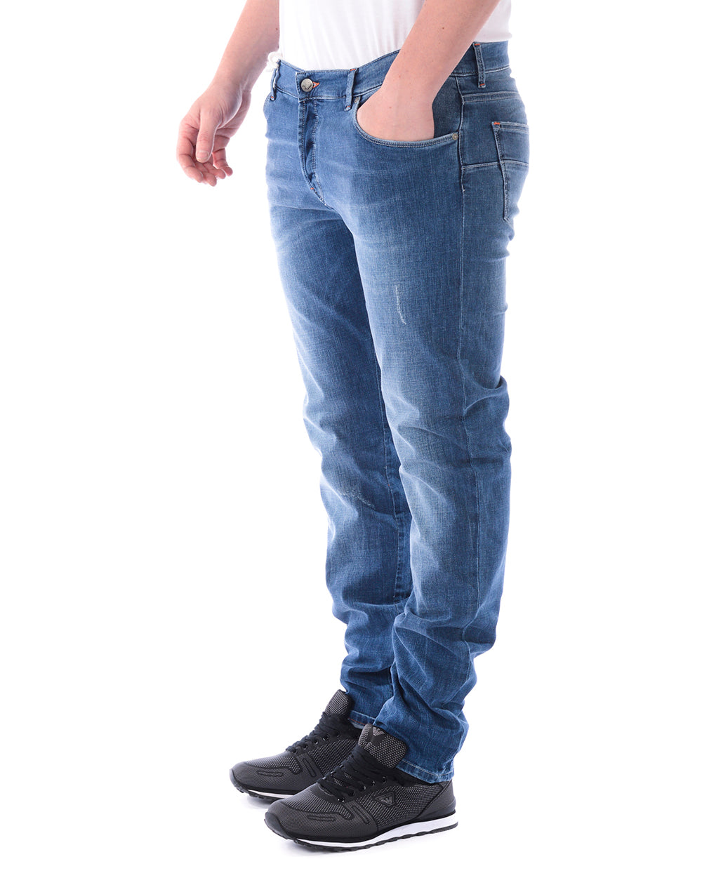 Jeans Blu Denim Daniele Alessandrini M