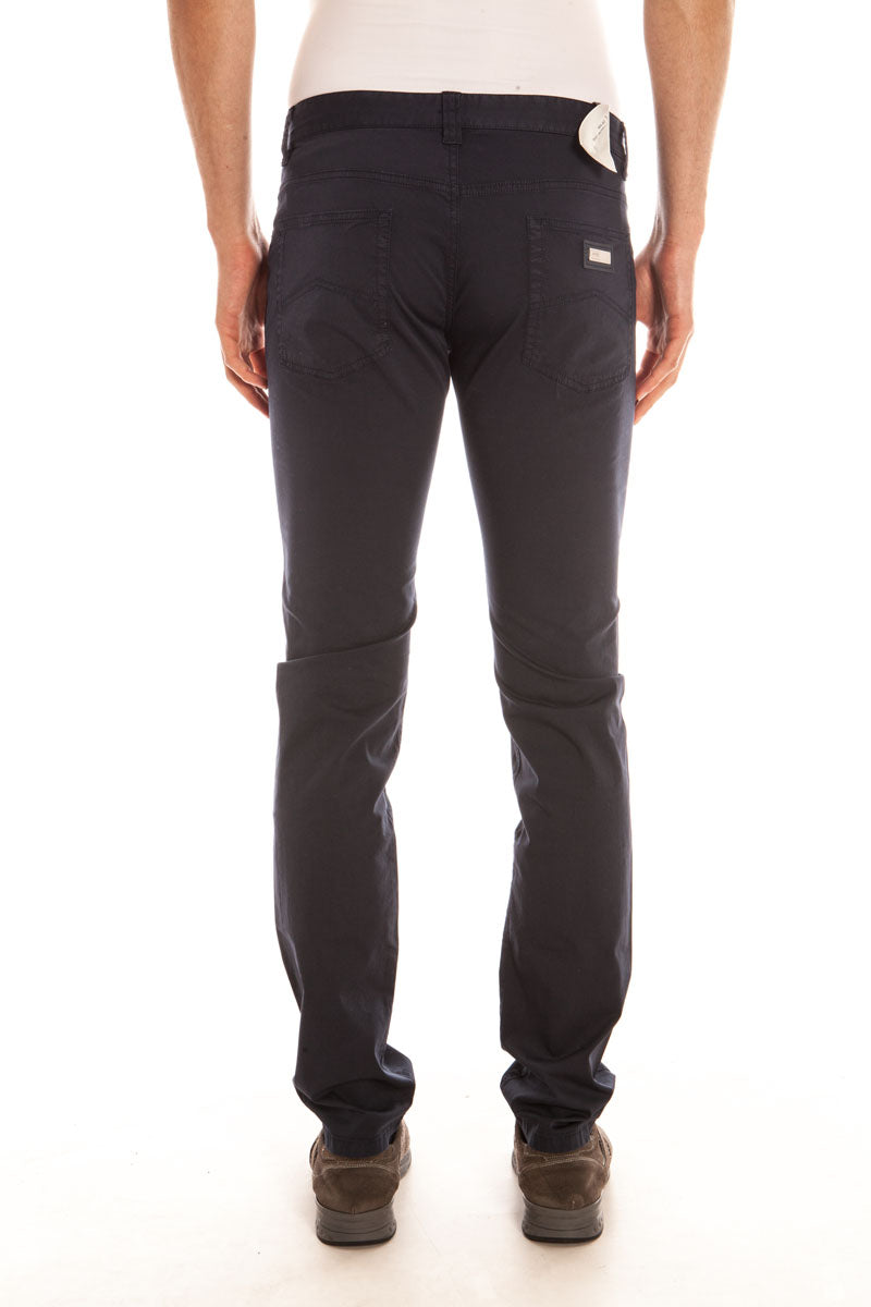 Pantaloni Armani Collezioni Blu Slim Fit - mem39