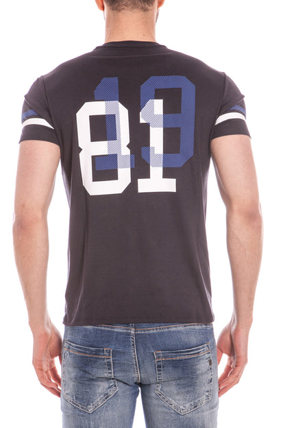 Maglietta Grigia Armani Jeans con Logo Distintivo - mem39