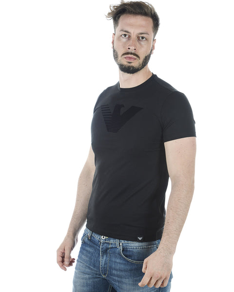 Maglietta Emporio Armani XL Grigia Statement: Eleganza Casual e Comfort Impeccabile