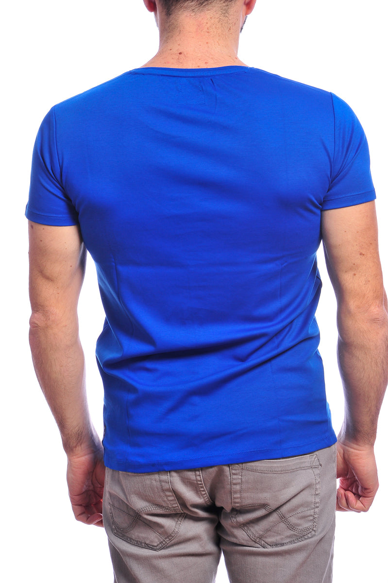 Maglietta Blu Scuro Slim Fit Armani Jeans AJ - mem39