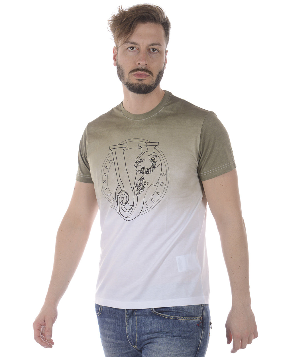 T-shirt Versace Jeans Grigio - mem39