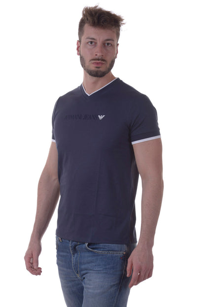 T-shirt Armani Jeans Blu Scuro