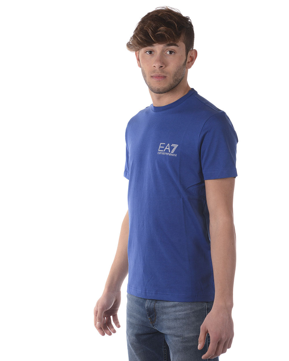 T-Shirt Emporio Armani EA7 Blu Elegante - mem39