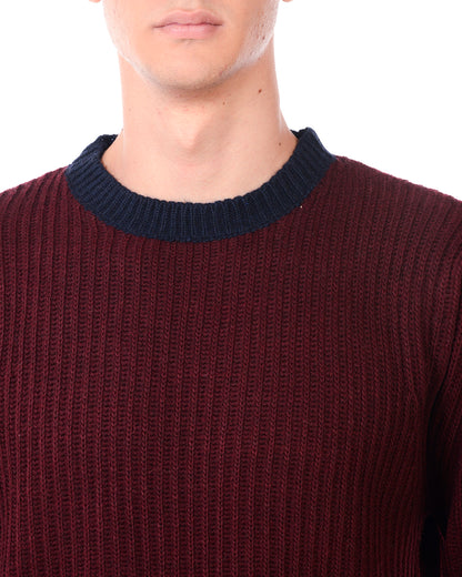 Maglione Bordeaux Daniele Alessandrini