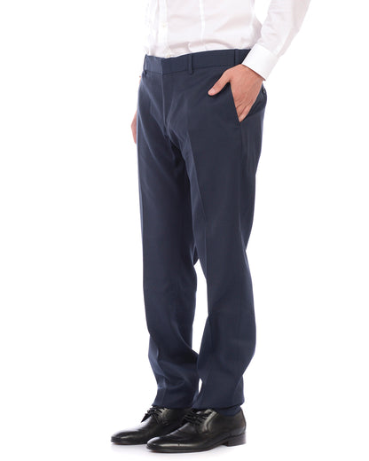 Pantaloni Daniele Alessandrini Blu Classico 52