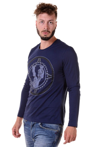 T-shirt Versace Jeans Blu Intenso