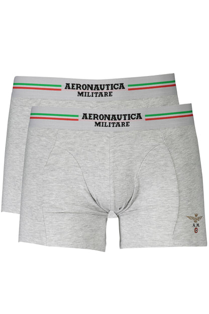 AERONAUTICA MILITARE BOXER UOMO GRIGIO""