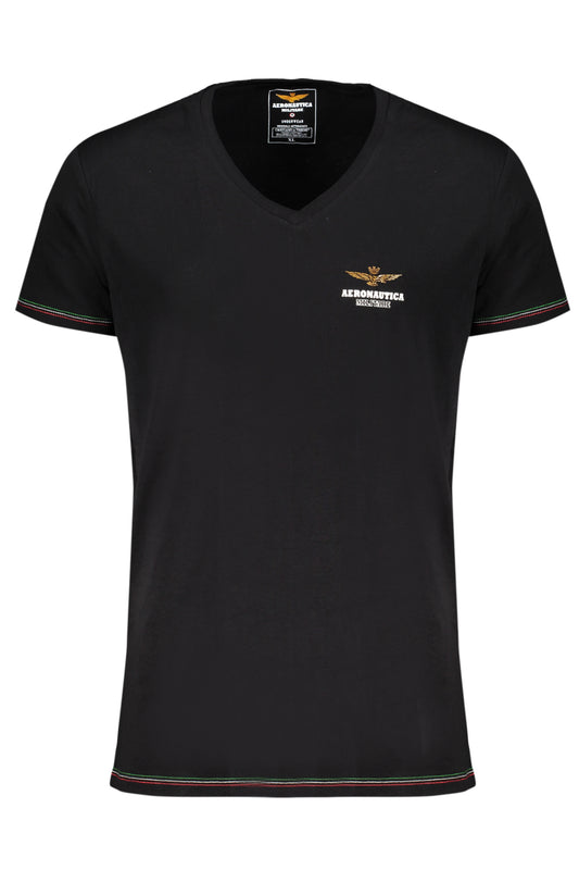 AERONAUTICA MILITARE T-SHIRT ESTERNABILE UOMO NERO""