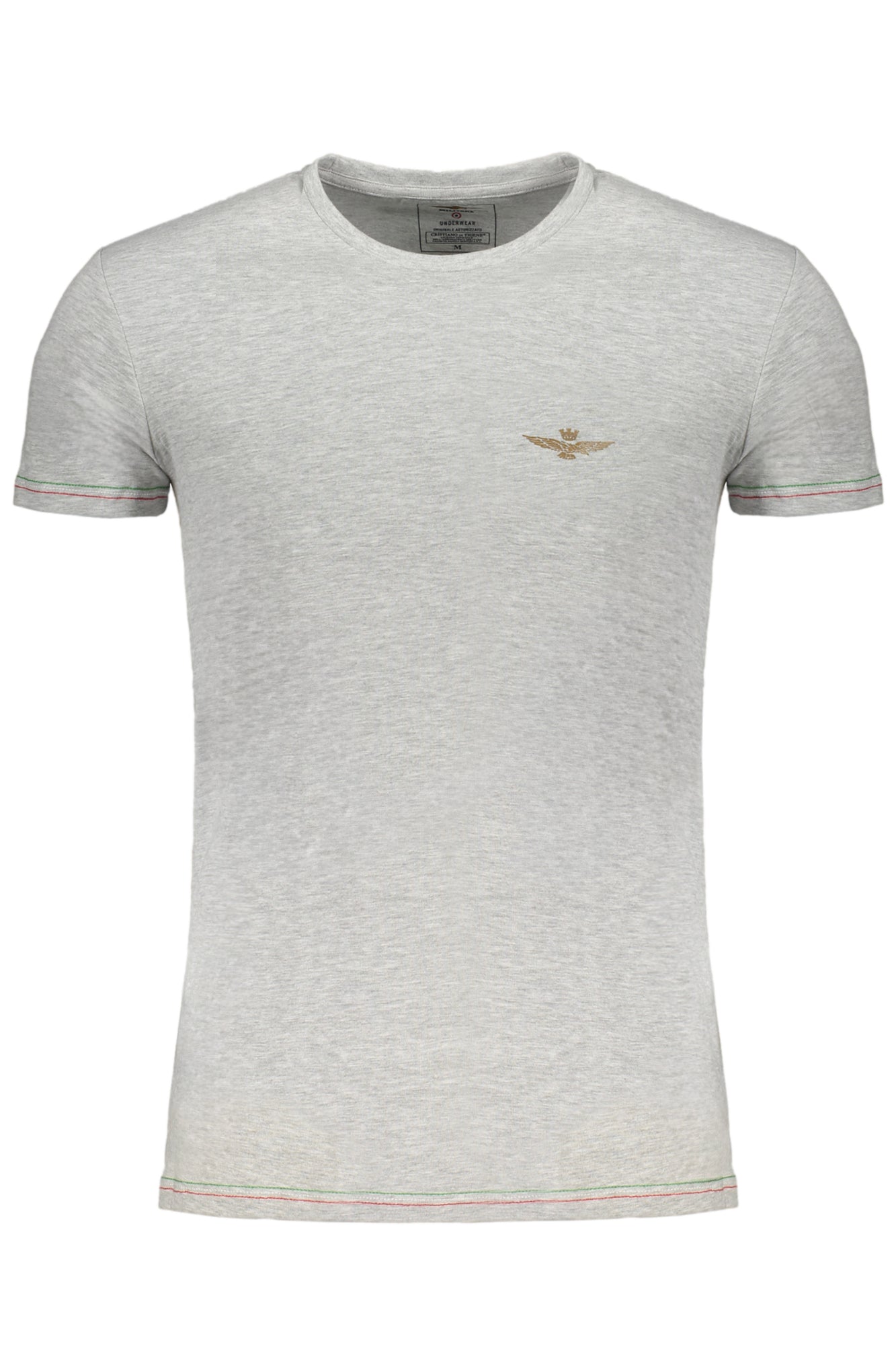 Aeronautica Militare T-Shirt Maniche Corte Uomo Grigio""