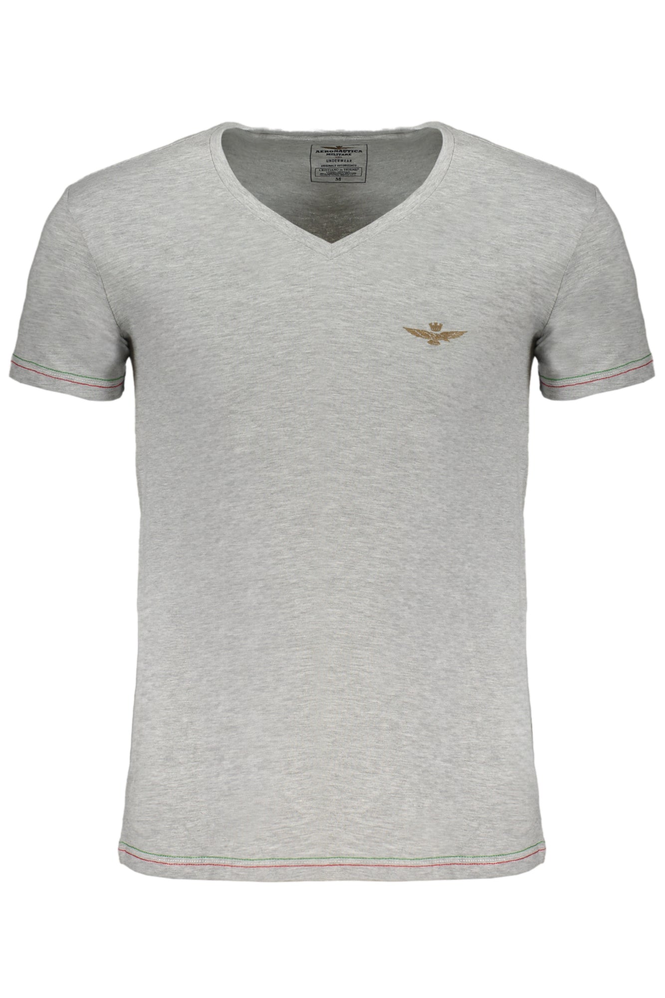 Aeronautica Militare T-Shirt Maniche Corte Uomo Grigio""