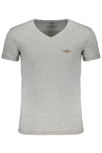 Aeronautica Militare T-Shirt Maniche Corte Uomo Grigio""