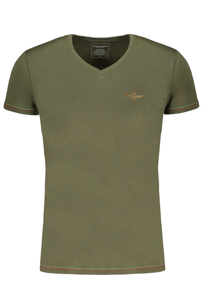 Aeronautica Militare T-Shirt Maniche Corte Uomo Verde""