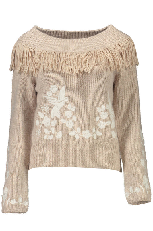 BLUGIRL MAGLIONE DONNA BEIGE""