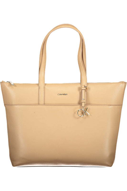 CALVIN KLEIN BORSA DONNA BEIGE""