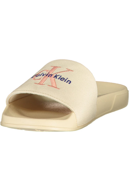 CALVIN KLEIN CALZATURA CIABATTA DONNA BEIGE