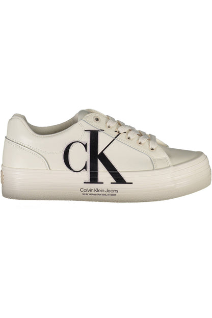 Calvin Klein Calzatura Sportiva Donna Bianco""