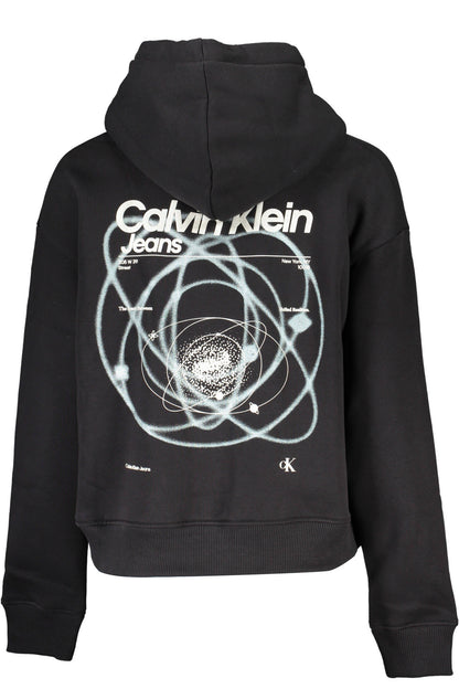 CALVIN KLEIN FELPA CON ZIP DONNA NERO