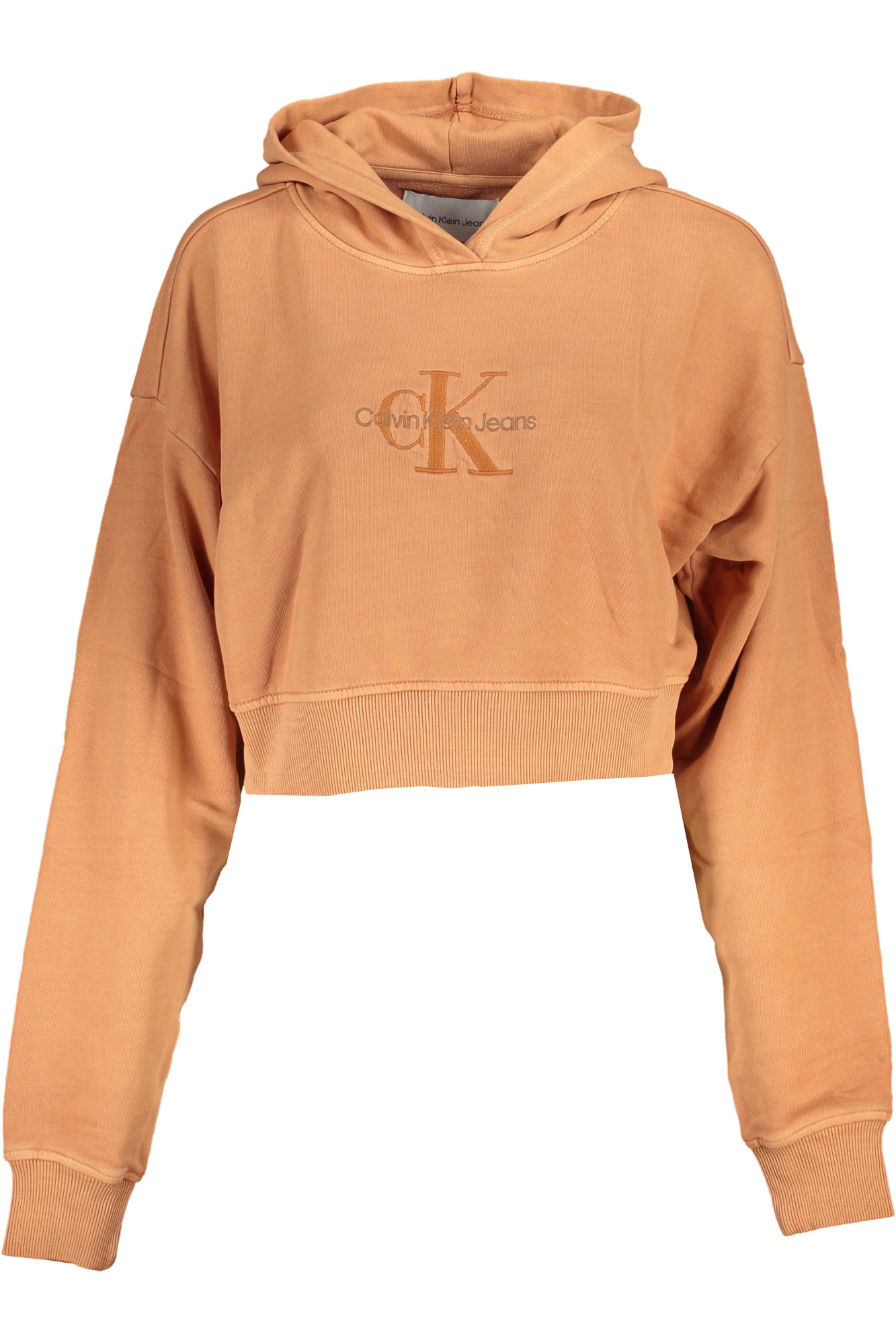 CALVIN KLEIN FELPA SENZA ZIP DONNA ARANCIO