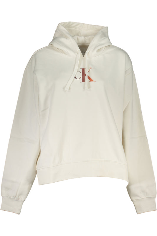 Calvin Klein Felpa Senza Zip Donna Bianco""