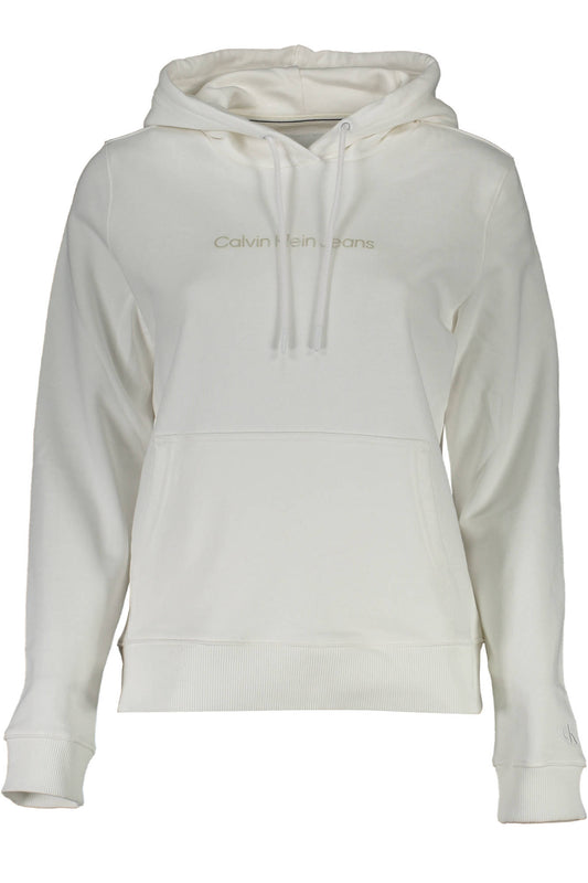 CALVIN KLEIN FELPA SENZA ZIP DONNA BIANCO