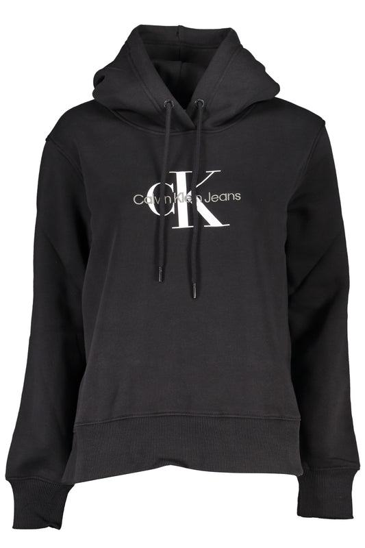 Calvin Klein Felpa Senza Zip Donna Nero""