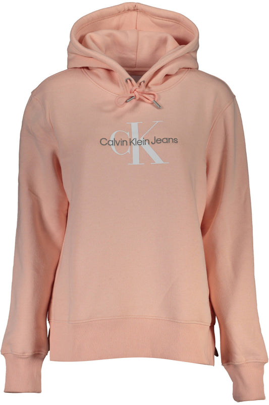 CALVIN KLEIN FELPA SENZA ZIP DONNA ROSA""