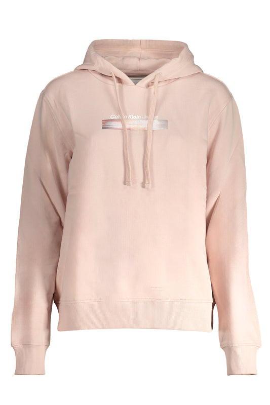 CALVIN KLEIN FELPA SENZA ZIP DONNA ROSA""