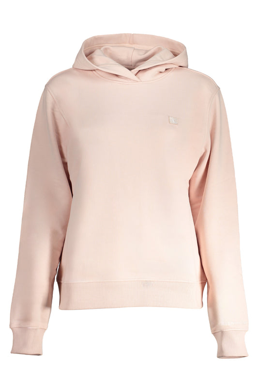 CALVIN KLEIN FELPA SENZA ZIP DONNA ROSA""