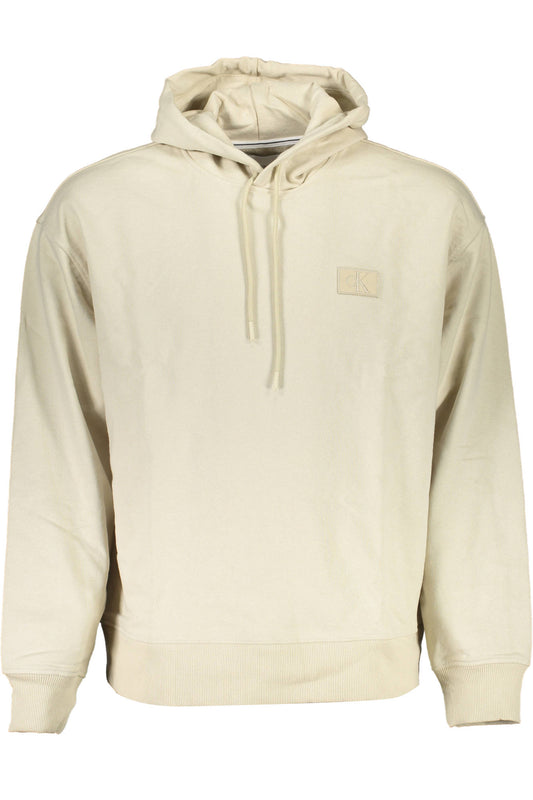 CALVIN KLEIN FELPA SENZA ZIP UOMO BEIGE