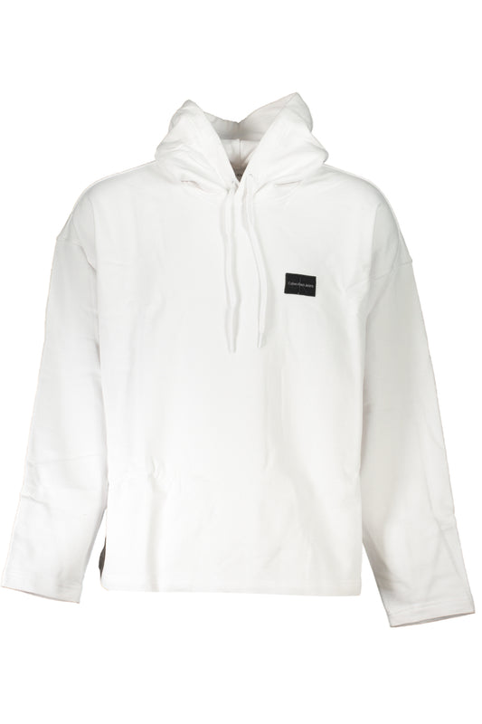 CALVIN KLEIN FELPA SENZA ZIP UOMO BIANCO