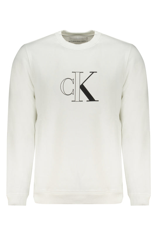 Calvin Klein Felpa Senza Zip Uomo Bianco""