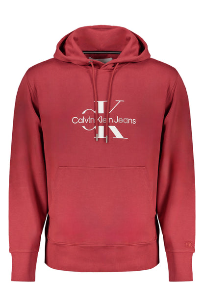 CALVIN KLEIN FELPA SENZA ZIP UOMO ROSSO""