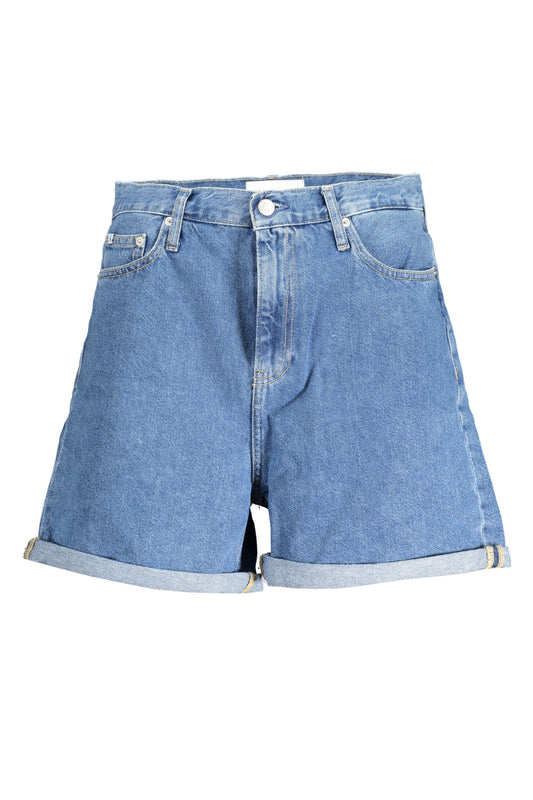 CALVIN KLEIN JEANS SHORT DONNA AZZURRO