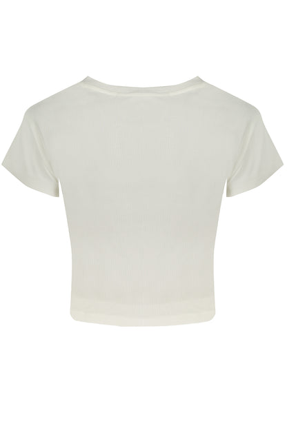 CALVIN KLEIN T-SHIRT MANICHE CORTE DONNA BIANCO