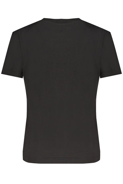 CALVIN KLEIN T-SHIRT MANICHE CORTE DONNA NERO