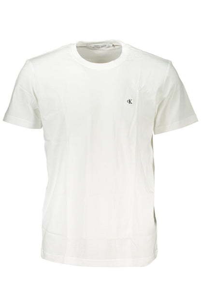 CALVIN KLEIN T-SHIRT MANICHE CORTE UOMO BIANCO