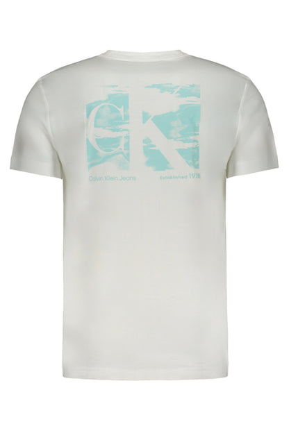 Calvin Klein T-Shirt Maniche Corte Uomo Bianco