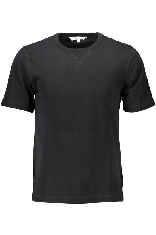 CALVIN KLEIN T-SHIRT MANICHE CORTE UOMO NERO